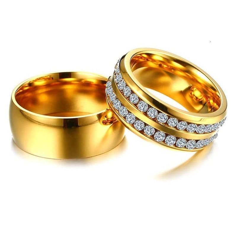Gold promise ring