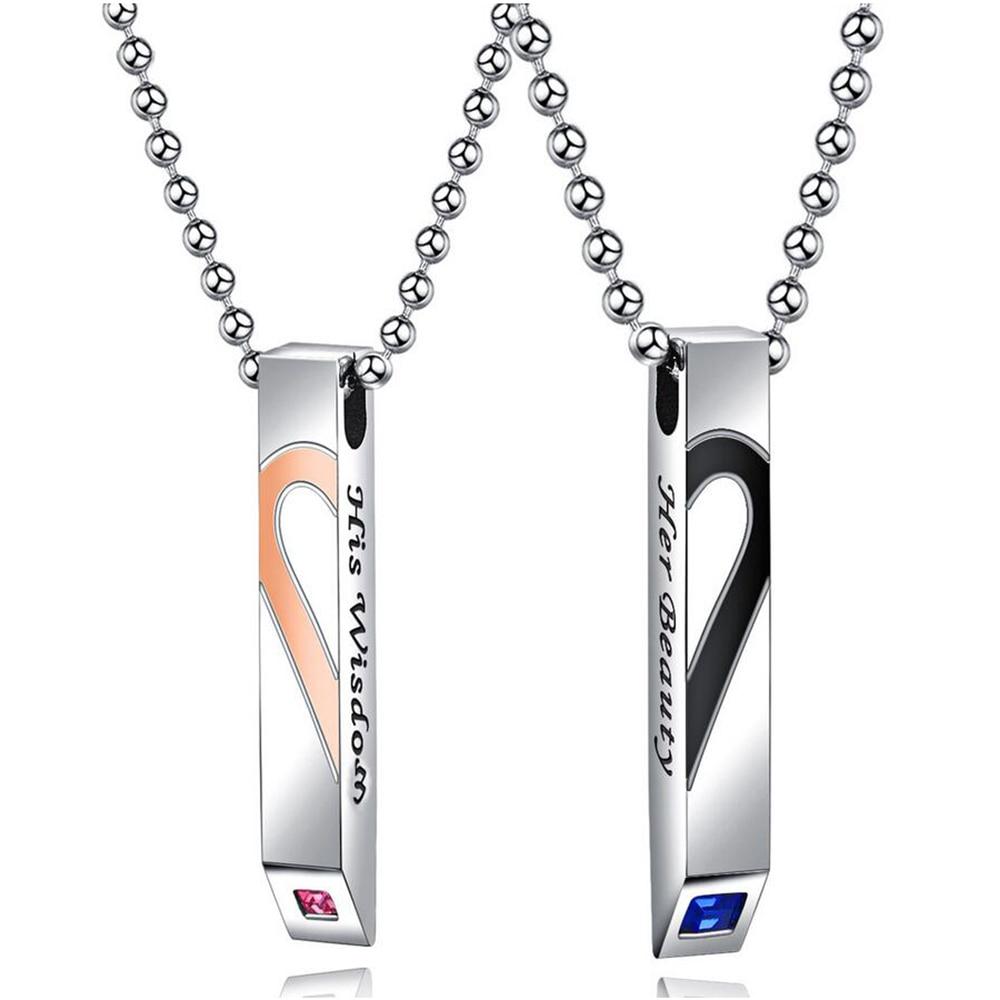 Couple Necklaces Broken Heart - Necklaces