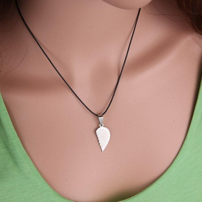 Couple Necklaces Interlocking Heart - Necklaces