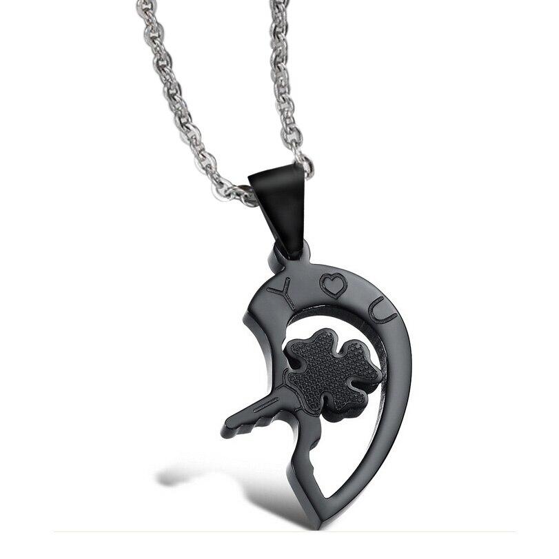Couple Necklaces Lock and Key