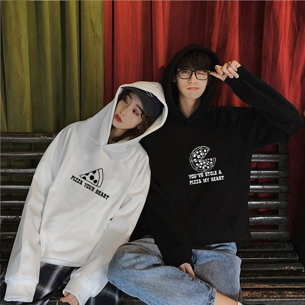 Couple Hoodies Pizza