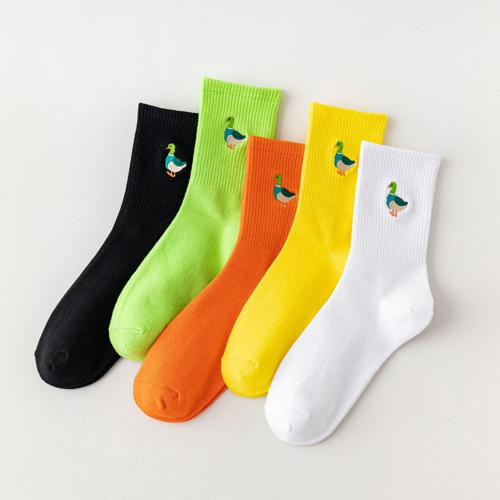 Duck couple socks