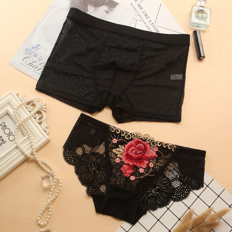 Matching couple underwear sets