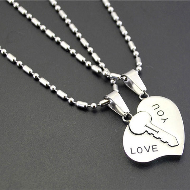 Heart Key Necklace
