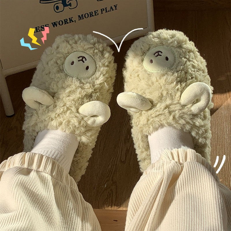 Plush matching shoes couples