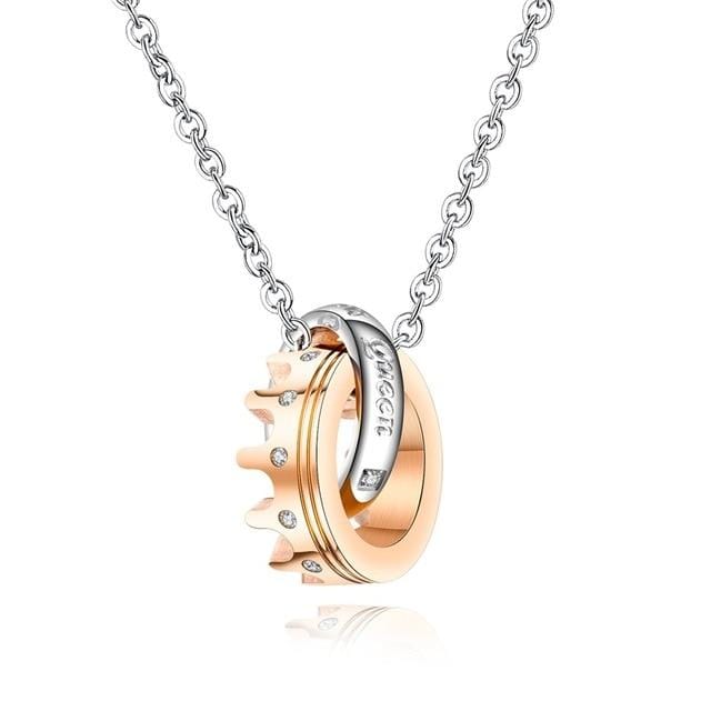 His and Hers Promise Necklaces