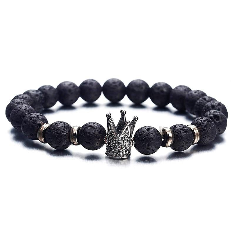Couple bracelet matte Black
