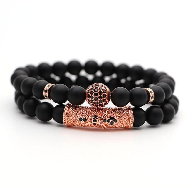 Black bracelet for lovers