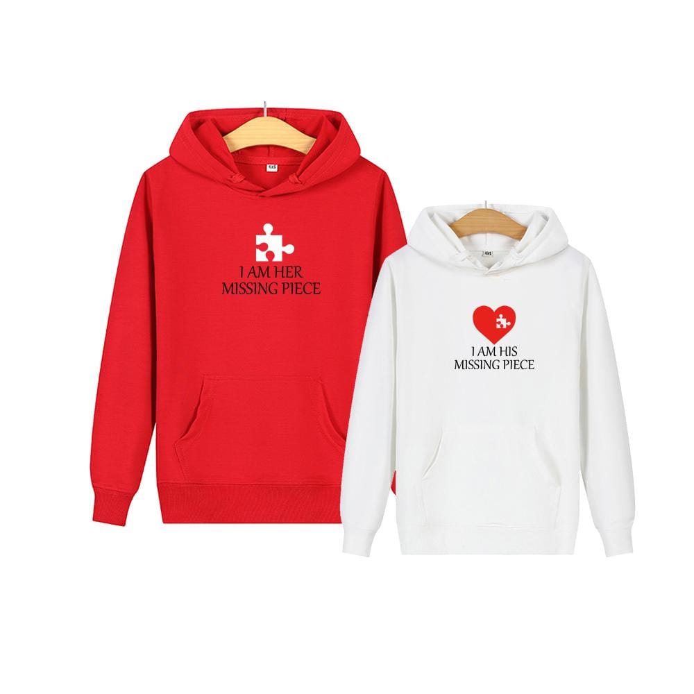 Couple hoodies Missing piece