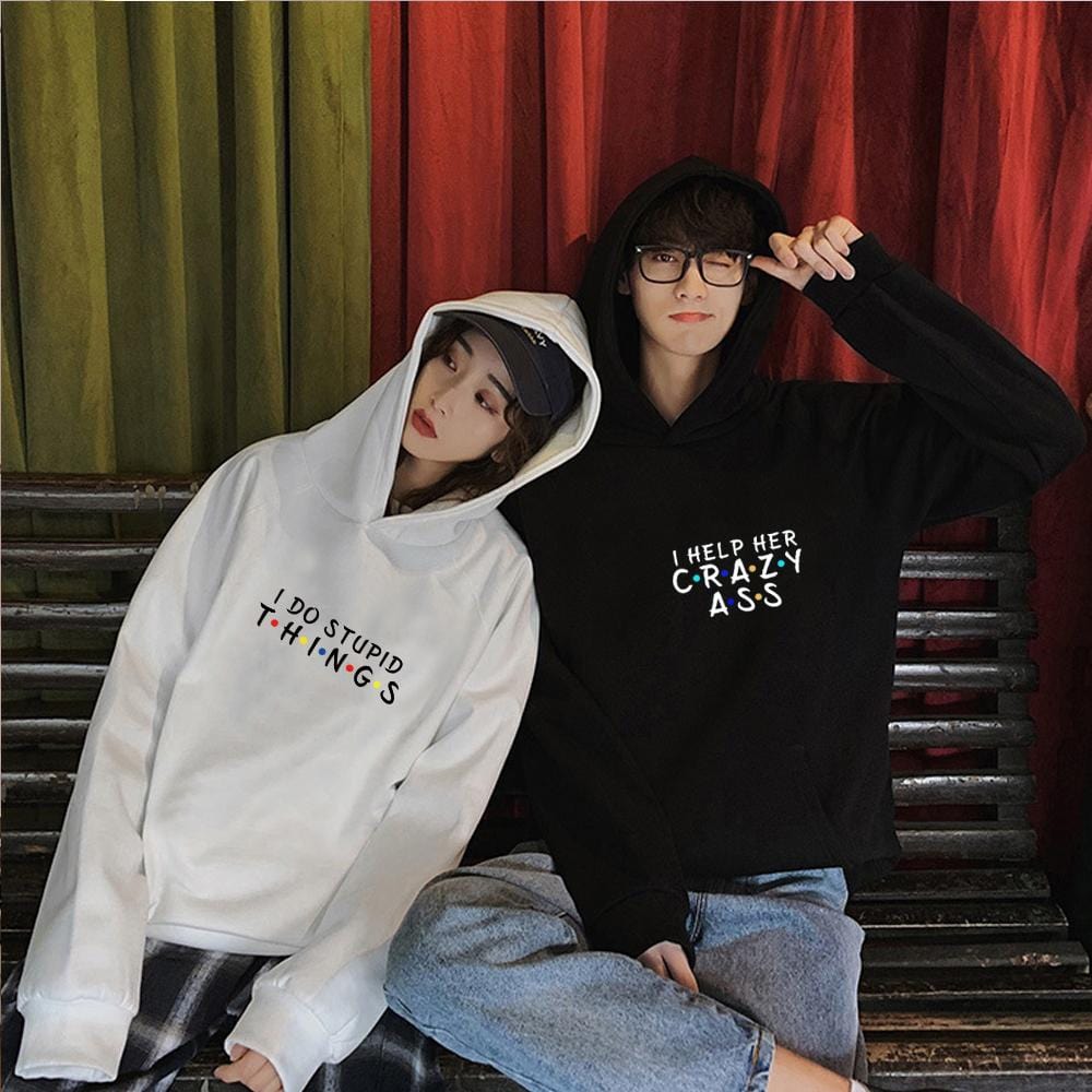 Funny matching hoodies