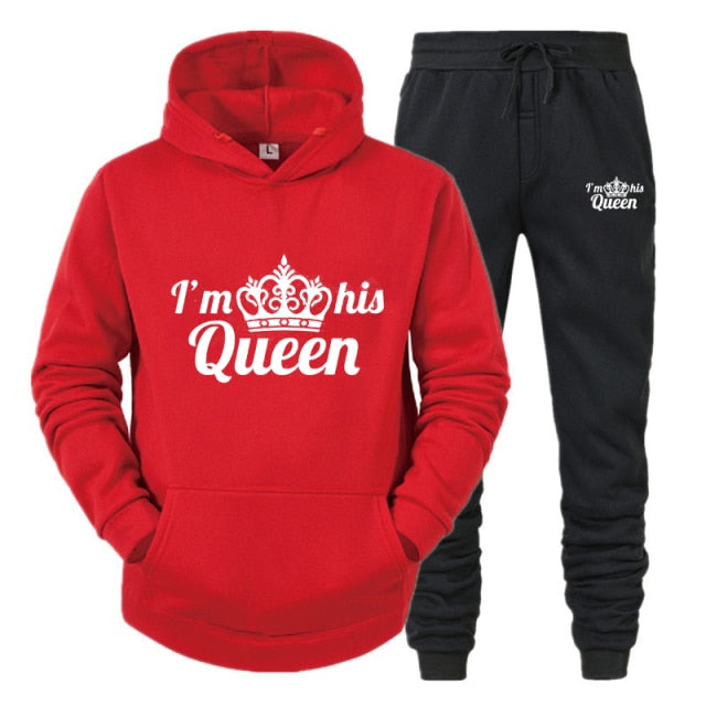 King and queen matching tracksuits