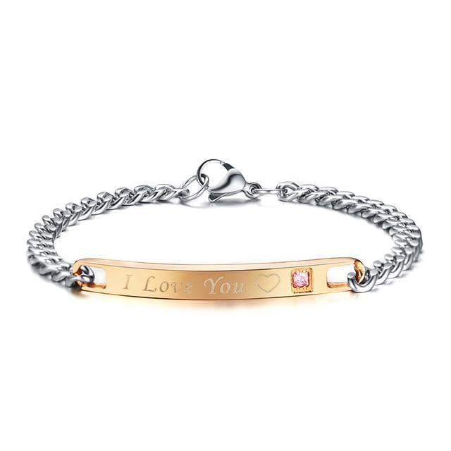 Matching love bracelets