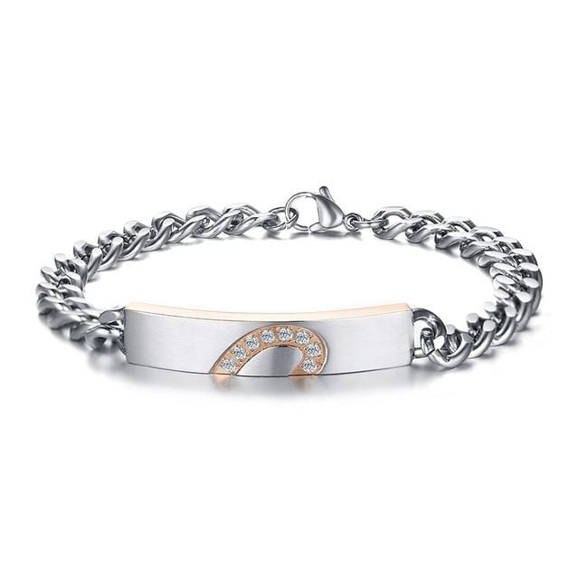 Boyfriend and girlfriend promise bracelets