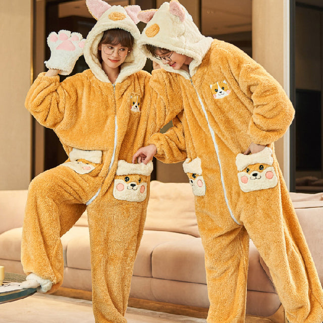 Puppy onesies for couple