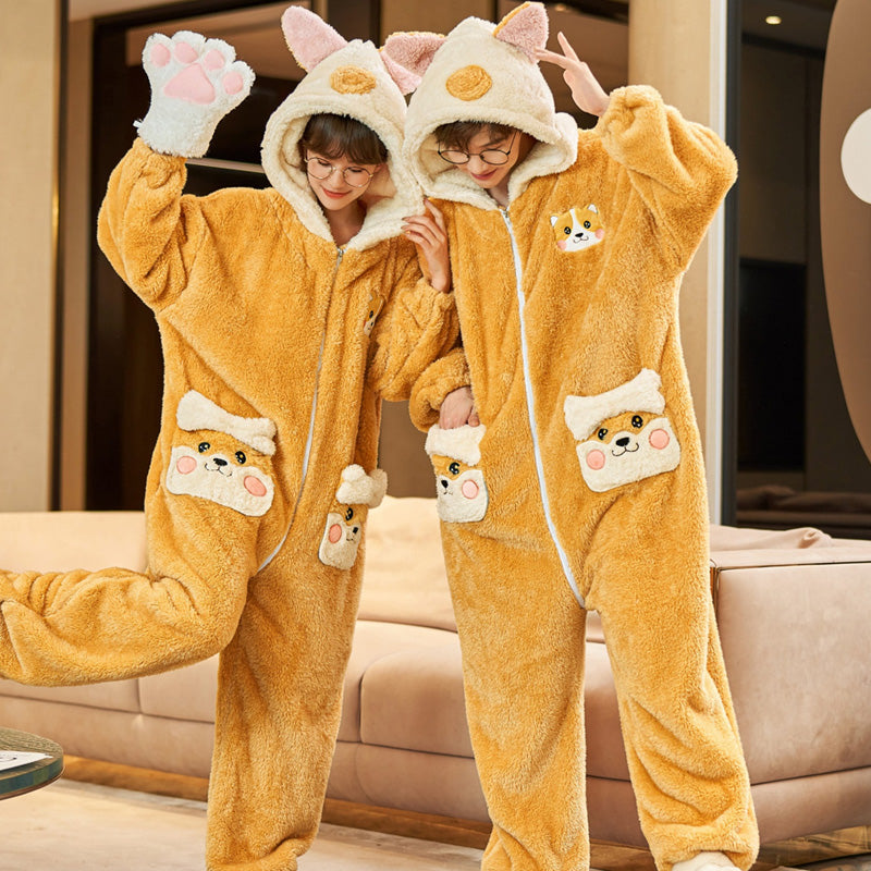Puppy onesies for couple