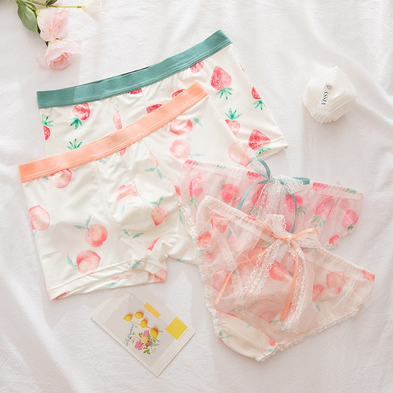 Cute matching couples underwear