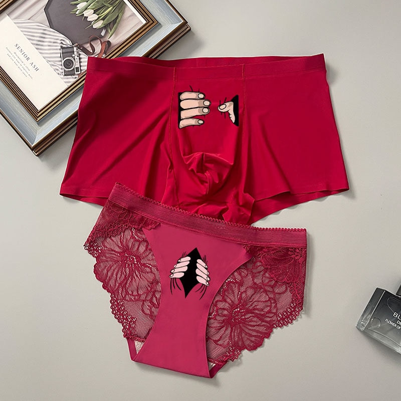 Sexy matching underwear for couples