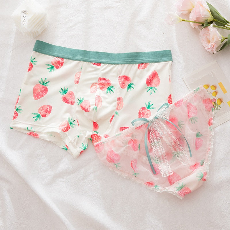 Cute matching couples underwear