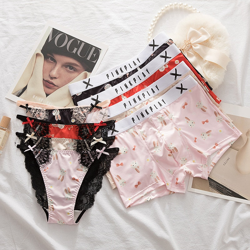 Cute matching couple undies