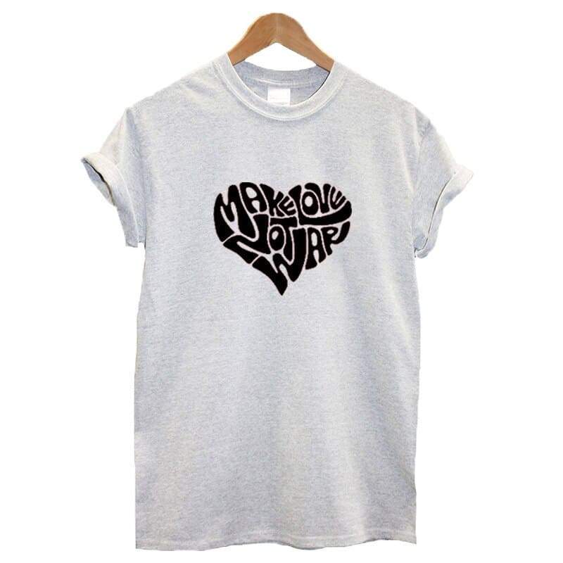 Make Love No War couple shirt