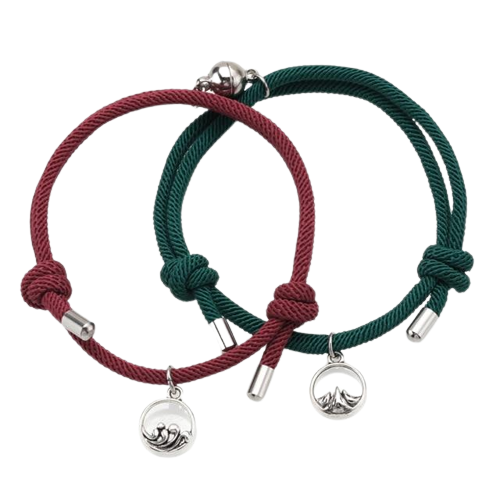 Magnetic Couple Bracelets Purity