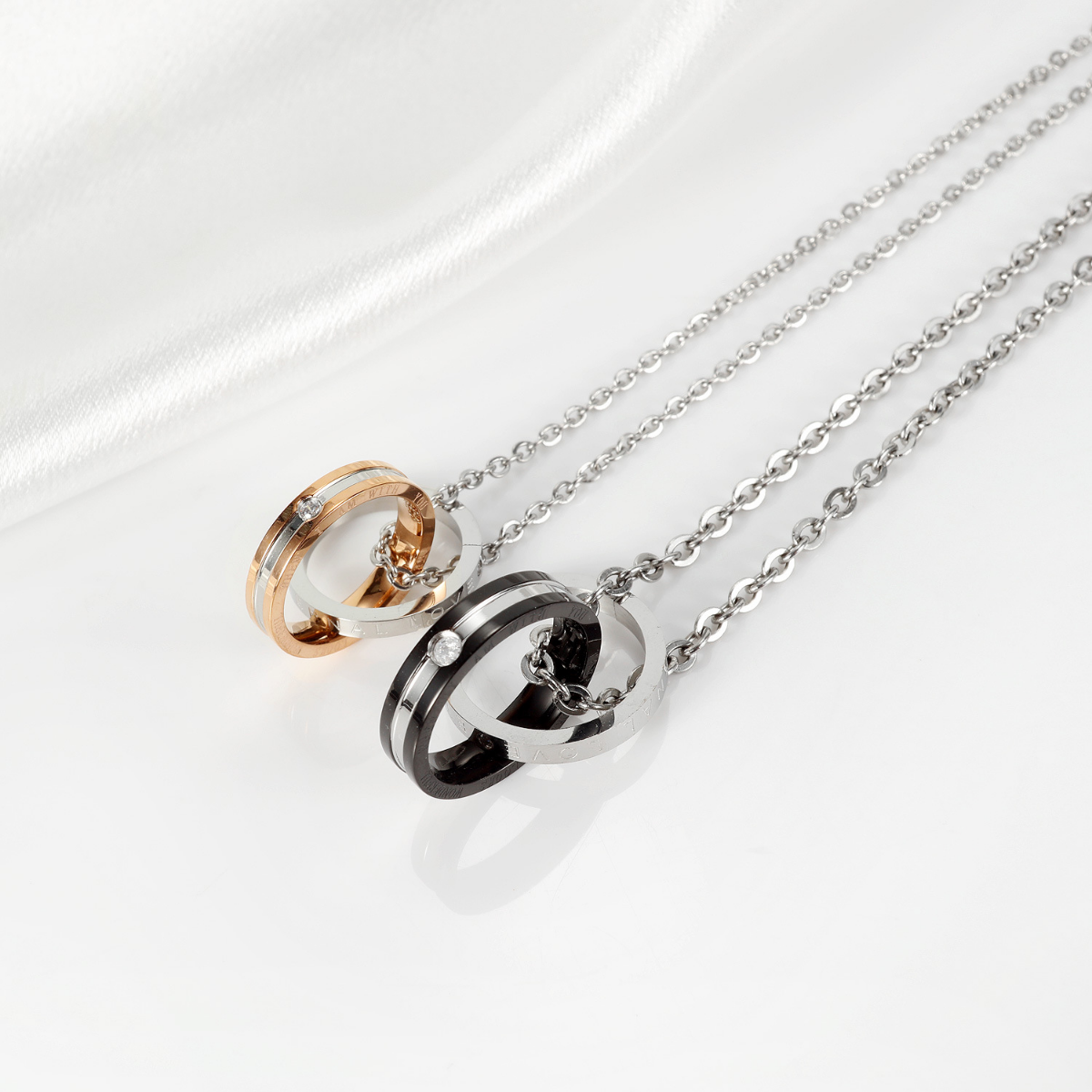 Promise Ring Necklace for Couples