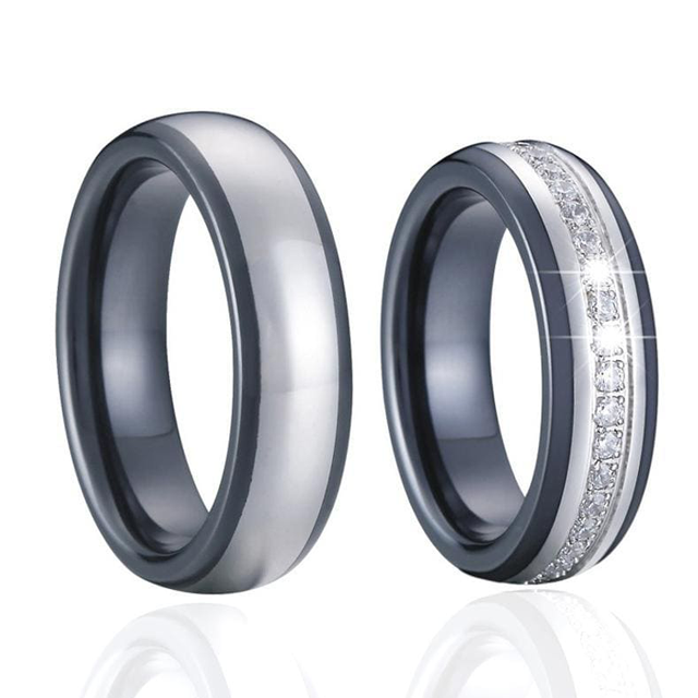 Titanium promise rings